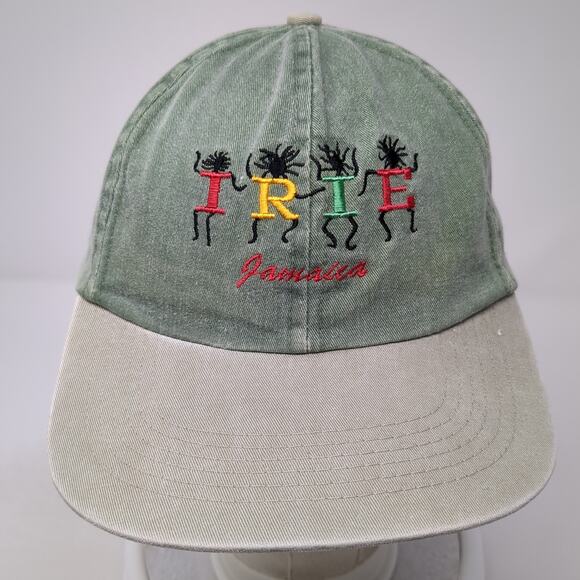 IRIE Jamaica Slideback Baseball Cap Green One Size Adjustable ATT Headwear - Picture 2 of 9